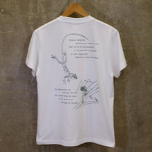 画像をギャラリービューアに読み込む, 図鑑Tシャツ<BR>WHITE<BR>キノボリトカゲ