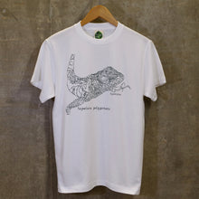 画像をギャラリービューアに読み込む, 図鑑Tシャツ<BR>WHITE<BR>キノボリトカゲ