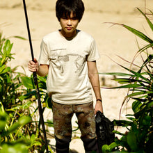 画像をギャラリービューアに読み込む, 染め図鑑Tシャツ<BR>イリオモテヤマネコ骨格