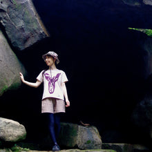 画像をギャラリービューアに読み込む, 染め図鑑Tシャツ<BR>コキクガシラ<BR>コウモリ