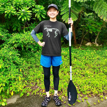 画像をギャラリービューアに読み込む, 図鑑Tシャツ<BR>BLACK<BR>イリオモテヤマネコ骨格