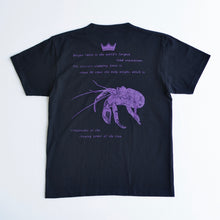 画像をギャラリービューアに読み込む, 図鑑Tシャツ<BR>BLACK<BR>ヤシガニ