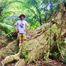 画像をギャラリービューアに読み込む, DRY(吸汗速乾)半袖<BR>図鑑TシャツWHITE<BR>IRIOMOTE CAT