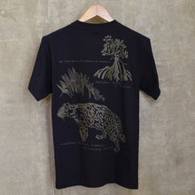 画像をギャラリービューアに読み込む, 図鑑Tシャツ&lt;BR&gt;BLACK&lt;BR&gt;IRIOMOTE CAT
