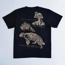 画像をギャラリービューアに読み込む, 図鑑Tシャツ&lt;BR&gt;BLACK&lt;BR&gt;IRIOMOTE CAT
